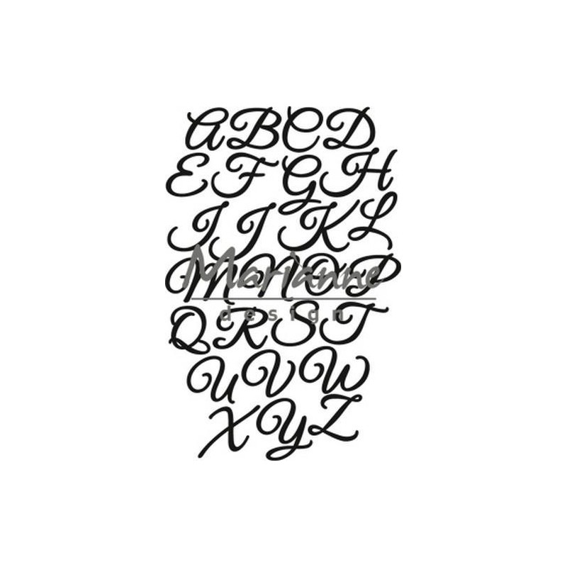Marianne Design DIES Classic Alphabet - upper case