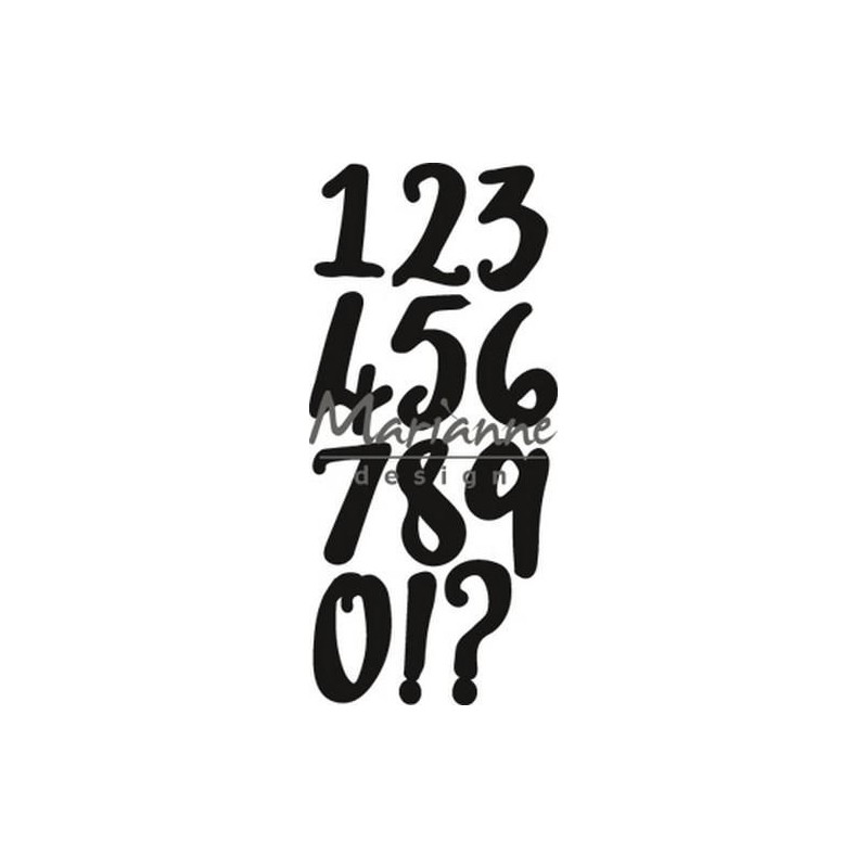 Marianne Design DIES Brush numbers