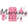 Marianne D Collectable Giftwrapping - Karin‘s deer, stars & tag