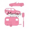 Marianne D Collectable Village decoration set cars