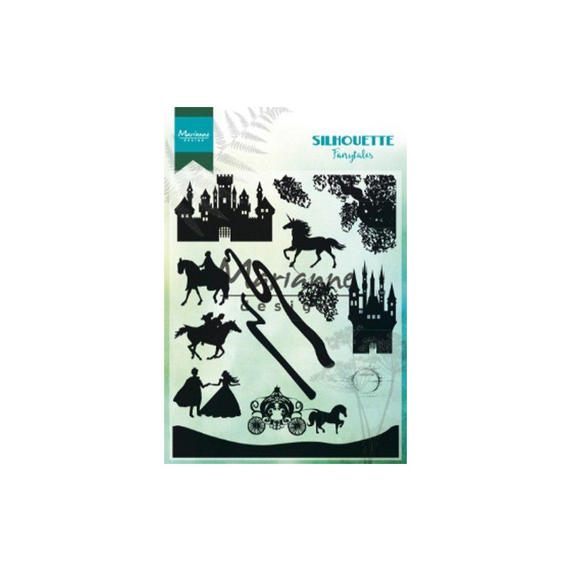 Marianne D Clear Stamps Silhouette Fairytales  N