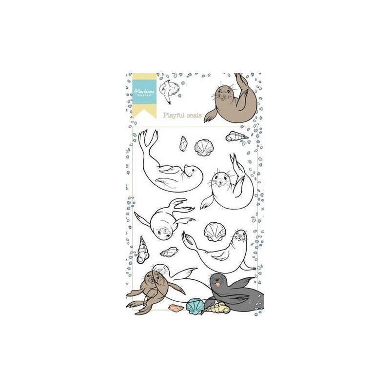 Marianne D Stamp Hetty‘s playful seals