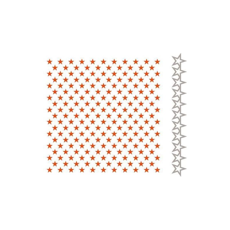 Marianne D Embossing folder + Die - Little Stars 12,3x12,3 cm