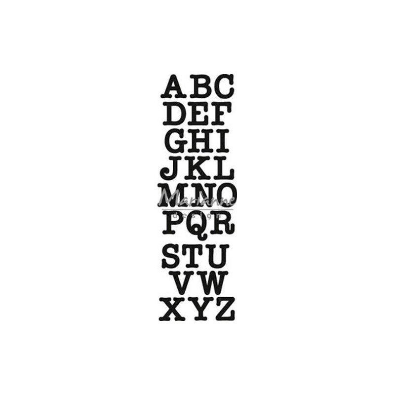 Marianne Design DIES Classic alphabet