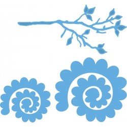 Marianne Design Creatables branch with flower 1