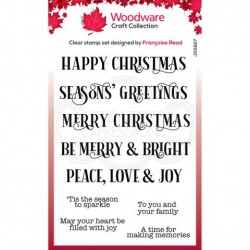 Woodware clear stamp TXT...