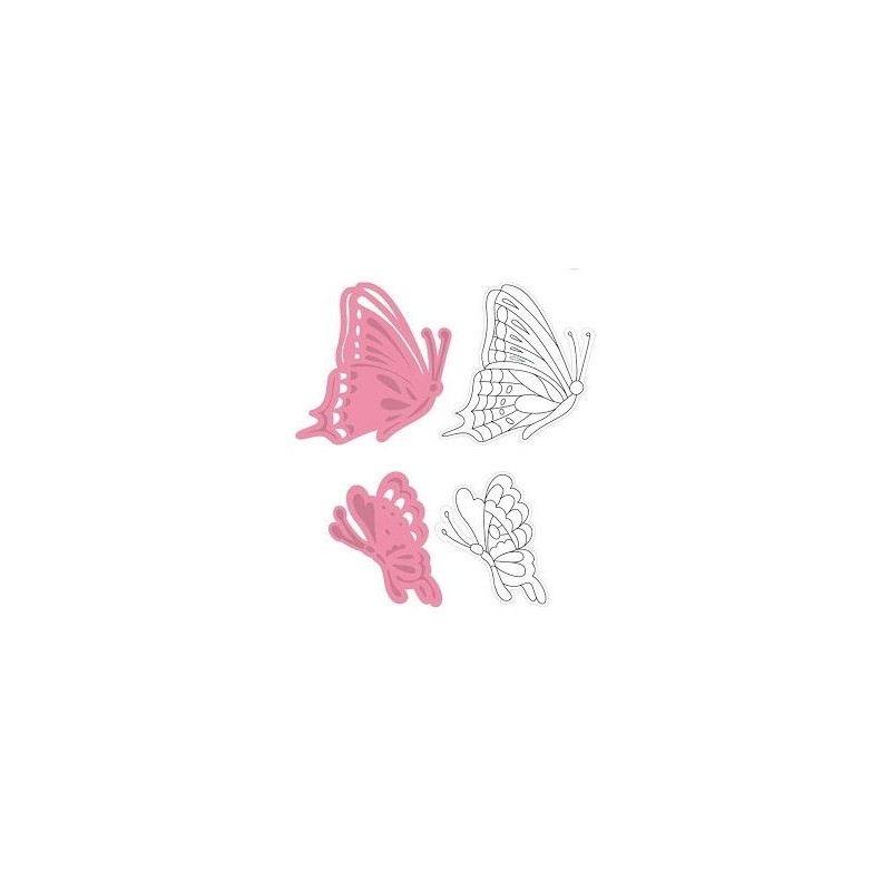 Marianne D Die + stamp Tiny`s Butterflies 3