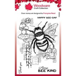 Woodware Clear Stamp "Bee...