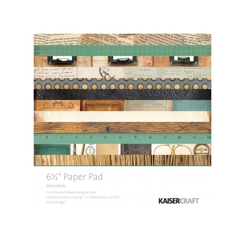 Kaisercraft story book paper pad 16,5x16,5cm
