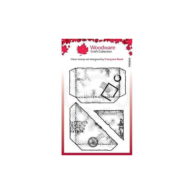 Woodware Clear Stamp "Paper Pockets" A6