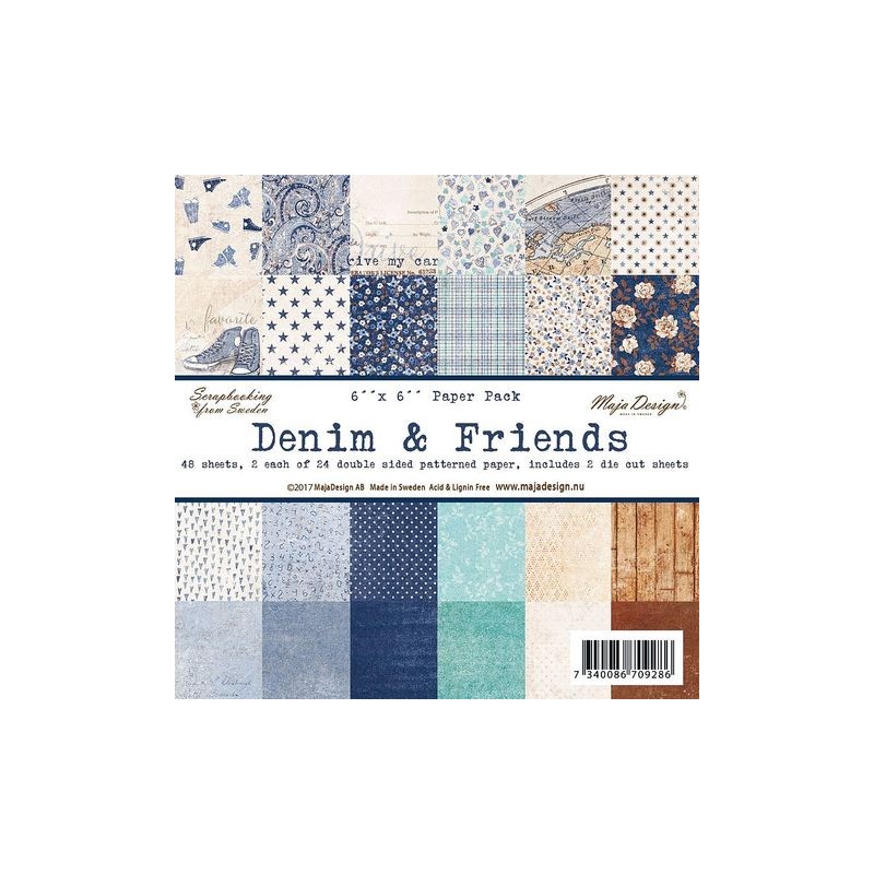 Maja Design Paper Pack 6x6 "Denim & Friends"
