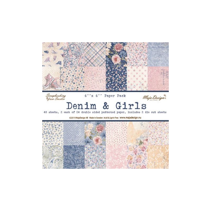 Maja Design Paper Pack 6x6 "Denim & Girls"