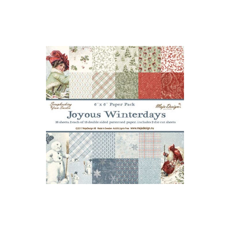 Maja Design Paper Pack 6x6 "Joyous Winterdays"