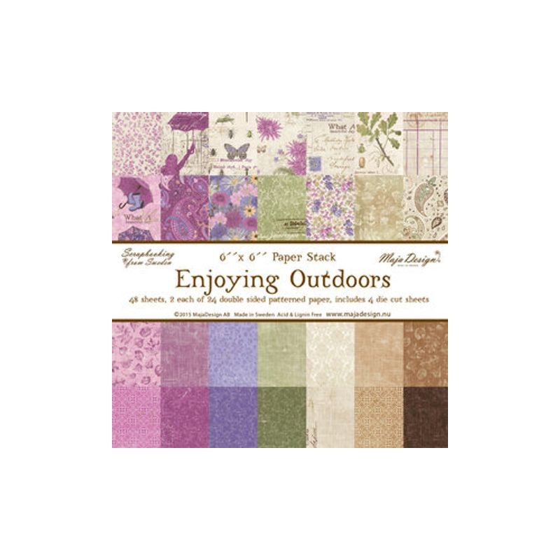 Maja Design Paper pack 6x6 Enjoying Outdoors