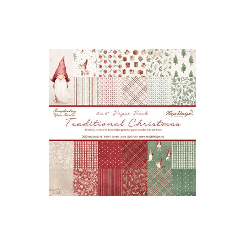 Maja Design Paper Pack 6x6 "Traditional Christmas"