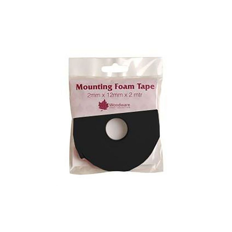 Woodware Black Mounting 3D Foam Tape Rulle 2mm