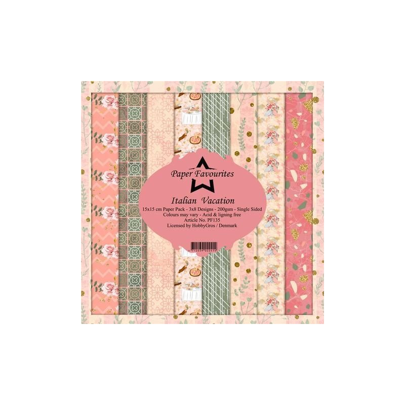 Paper Favourites Pack 15x15 cm "Italian Vacation"