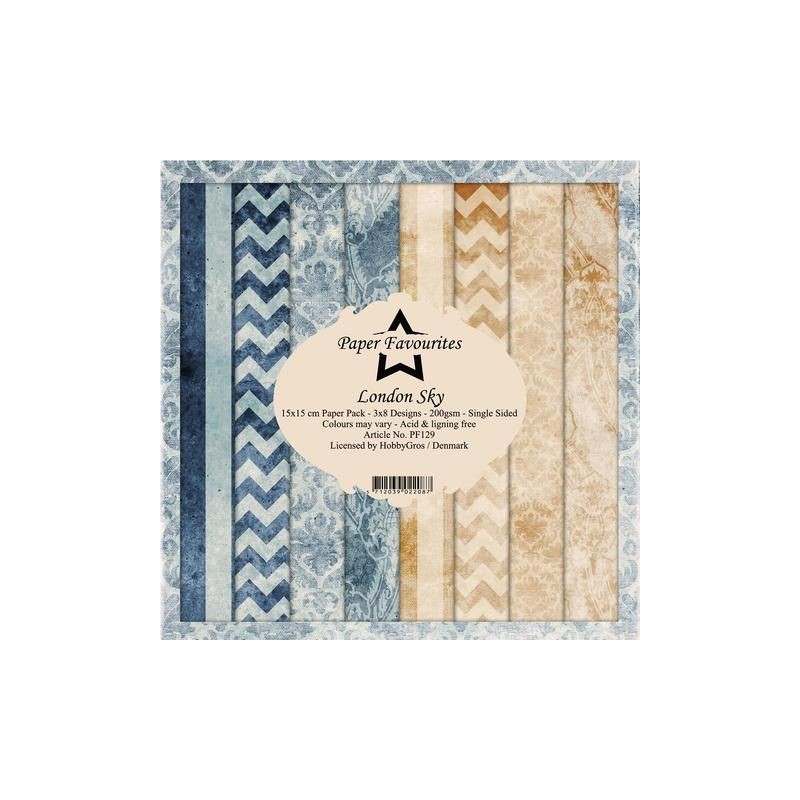 Paper Favourites Pack 15x15 cm "London Sky"