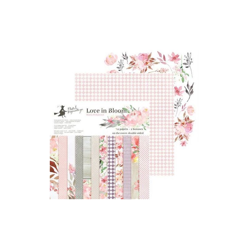 Piatek13 - Paper pad 12x12 Love in Bloom