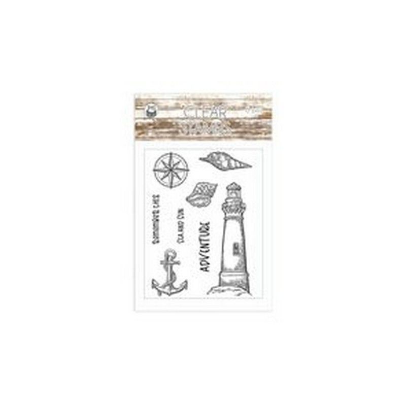 Piatek13 - Mini Clear stamp set Beyond the Sea 01