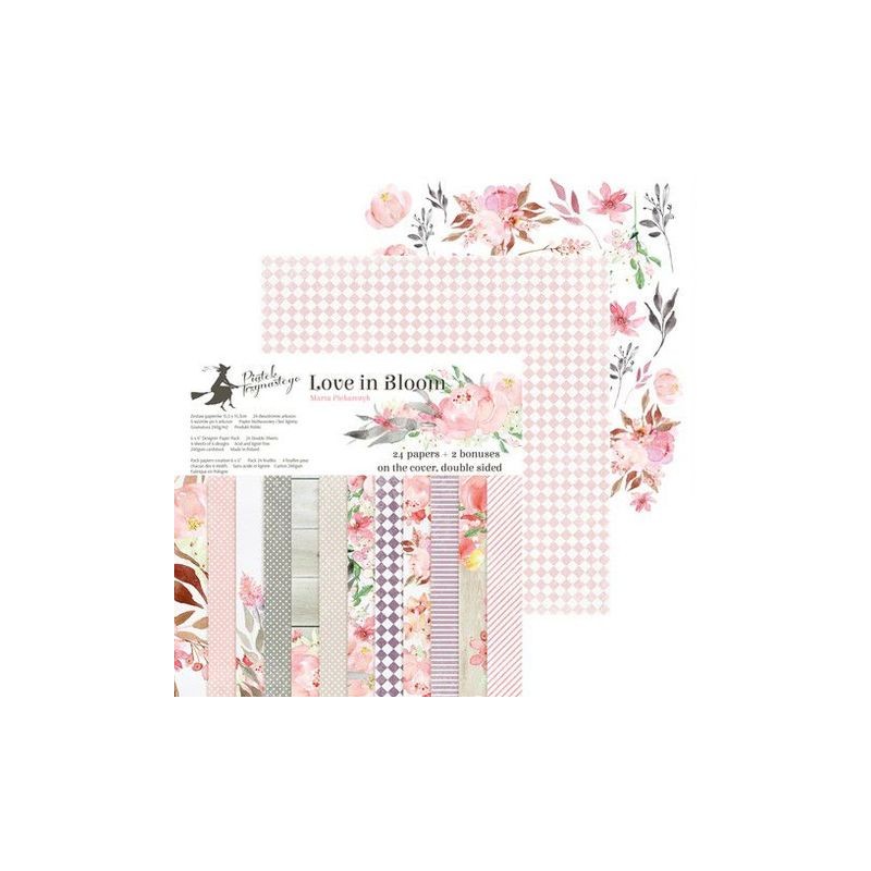 Piatek13 Paper pad Love in Bloom 6x6