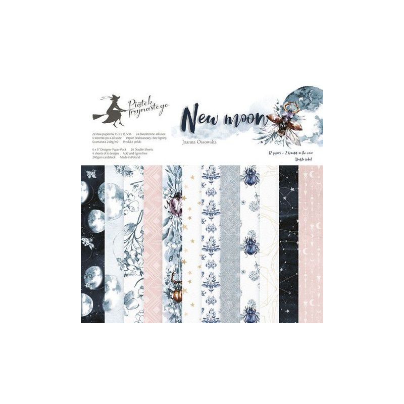 Piatek13 - Paper pad New moon  6x6
