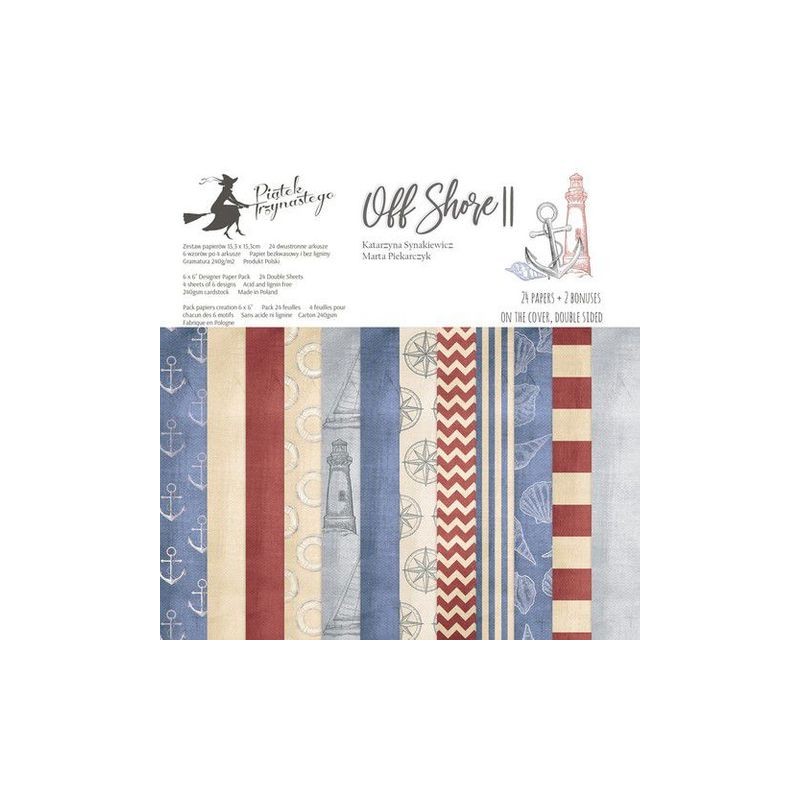 Piatek13 - Paper pad Off Shore II  6x6