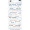 Piatek13 - Sticker sheet Beyond the Sea 01  10,5x23cm