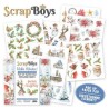 Scrapboys POP UP Paper Pad double sided elements - Hello Winter  190gr 15,2x15,2cm