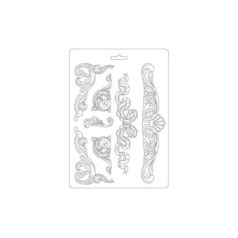Stamperia A4 Soft Mould - Classic Decorations