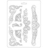 Stamperia A4 Soft Mould - Classic Decorations