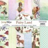 ScrapBoys Fairy Land paperset 12 vl+cut out elements-DZ  190gr 30,5cmx30,5cm