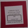 Scrap & Hjälp Cardstock Camine red 12"x12" 25 pack eller styckvis SoH109