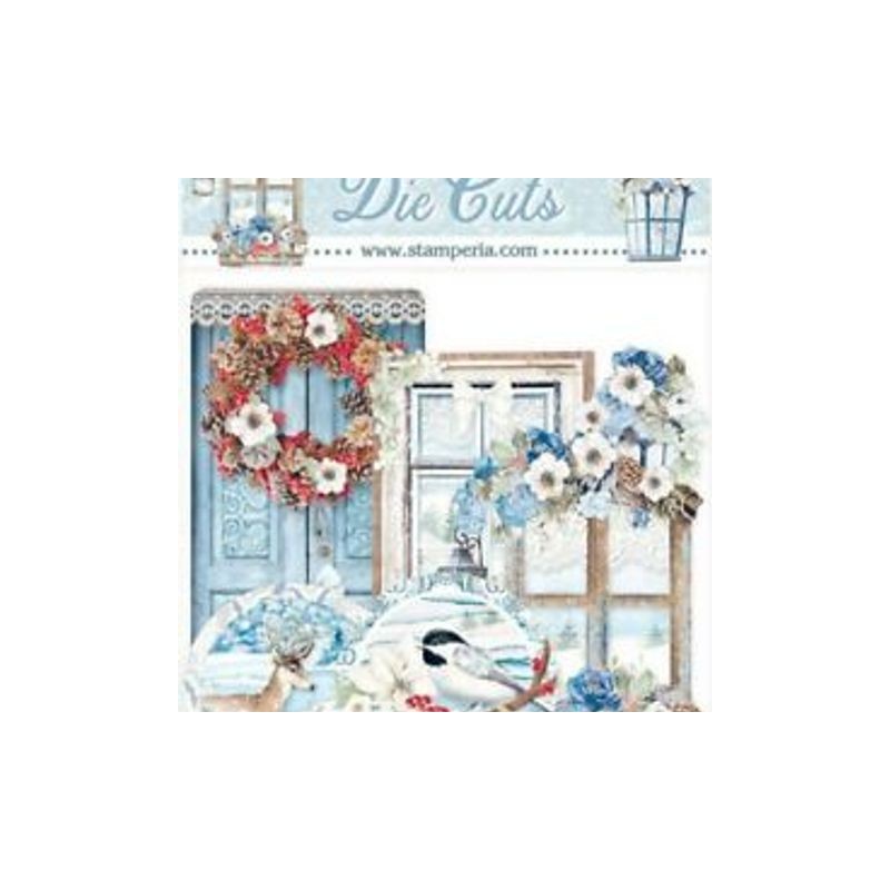 Stamperia Die cuts assorted (Påse) - Winter Tales Quotes & Labels