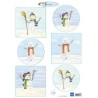 Marianne D Decoupage A4 sheets Tiny‘s Snowmen  IT613