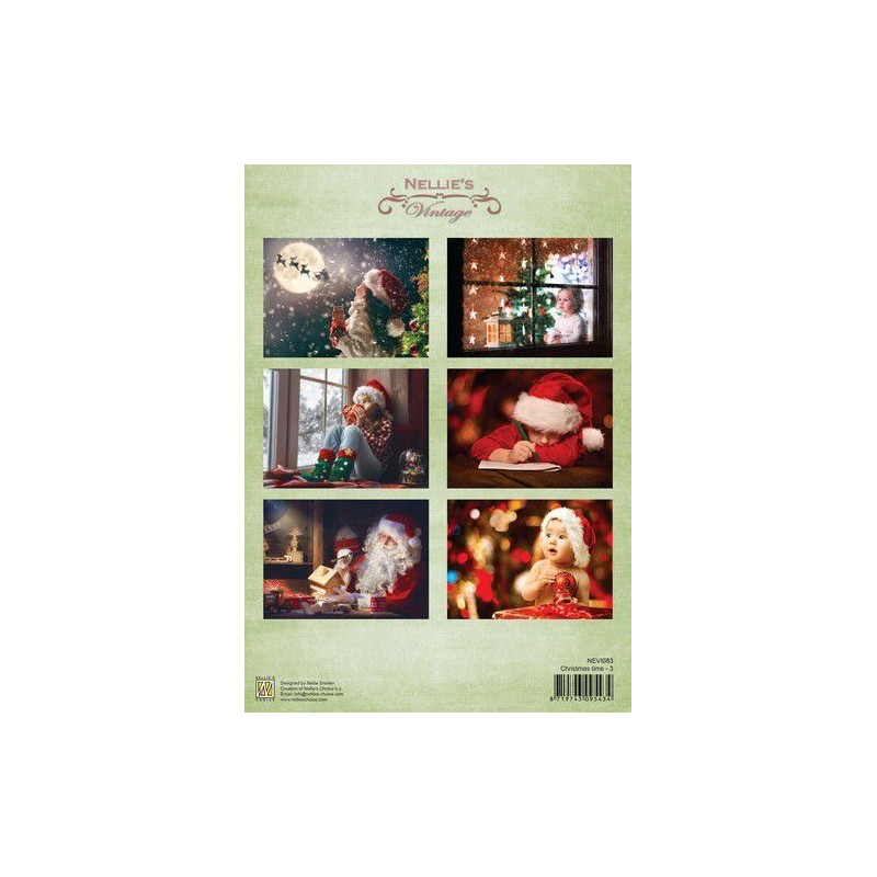 Nellie‘s Choice Klipp Ark sheets Christmas time-3 A4