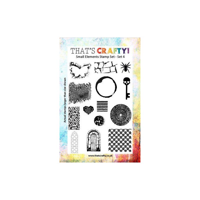 That's Crafty! Clearstamp A5 - Small Elements - Set 4