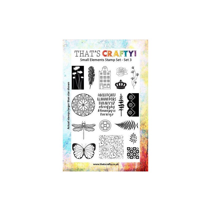 That's Crafty! Clearstamp A5 - Small Elements - Set 3
