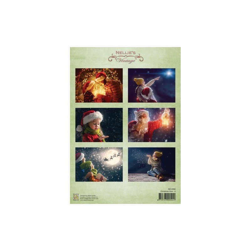Nellie‘s Choice KlippaArk sheet Christmas time-4 A4