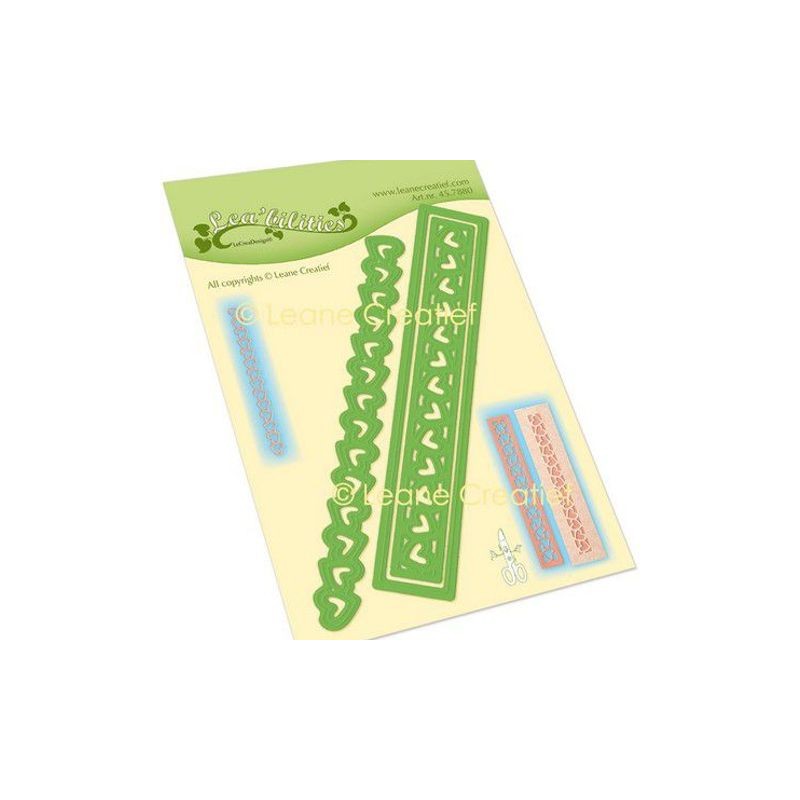 LeCrea - Leabilitie Borders Hearts cutting die