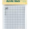 LeCrea - Acrylic clear stamp block 85x115x10mm