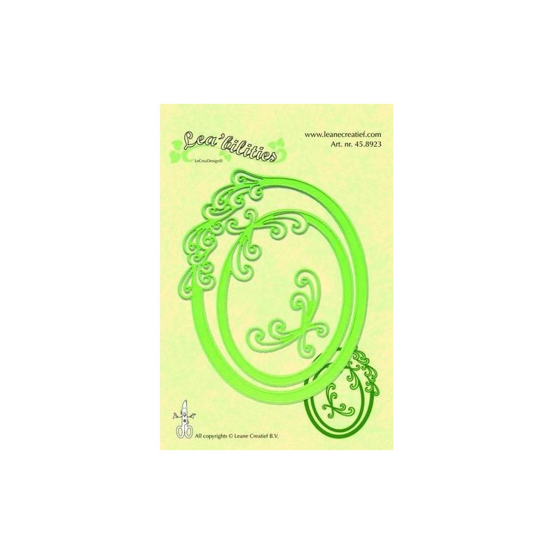 LeCrea - Leabilitie frame oval curves cut & embossing die