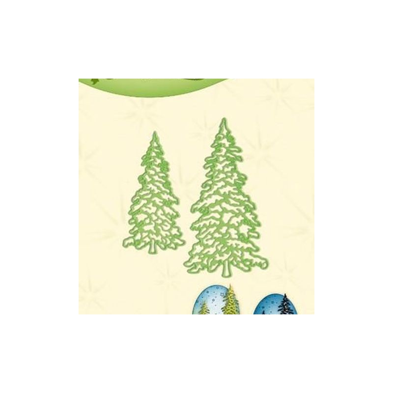 LeCrea - Leabilitie Christmas trees cut and embossing die