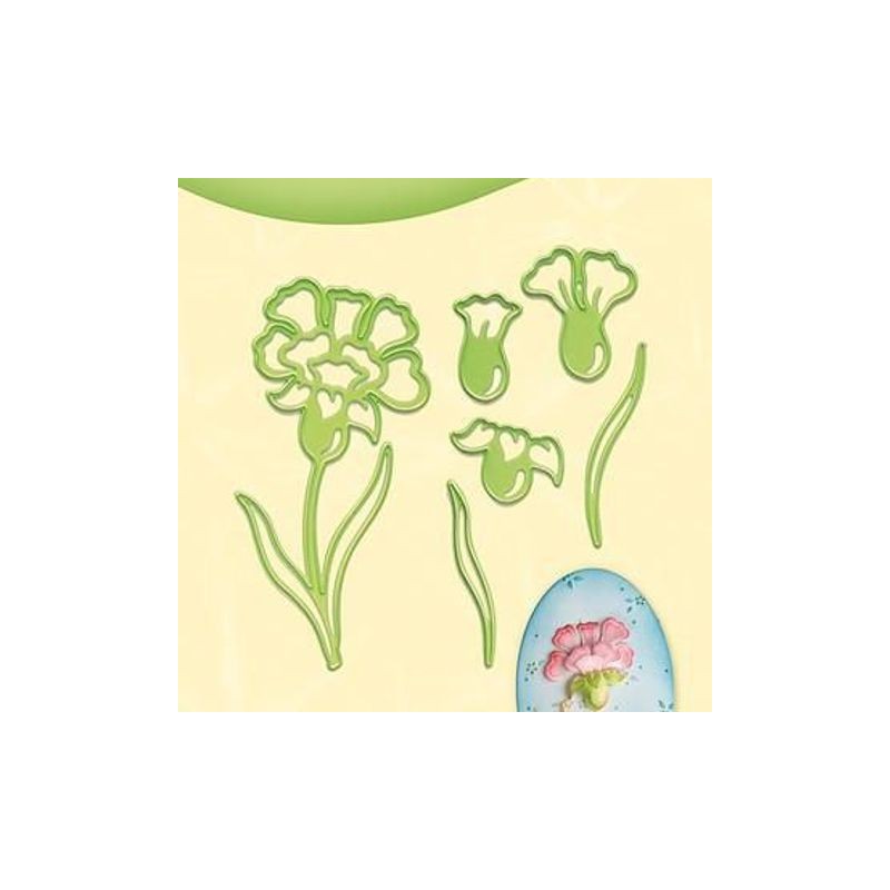 LeCrea - Leabilitie Carnation cut and embossing die  8,5cm