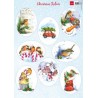 Marianne D Decoupage A4 Christmas Robins
