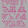 Pronty Mask stencil Background Borders Grunge A5  by Jolanda