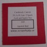 Scrap & Hjälp Cardstock Lipstick red 12"x12" 25 pack eller styckvis SoH110