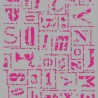 Pronty Mask stencil Background Letters Grunge A5  by Jolanda