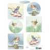 Marianne D Decoupage Tiny`s birds in winter A4  IT605