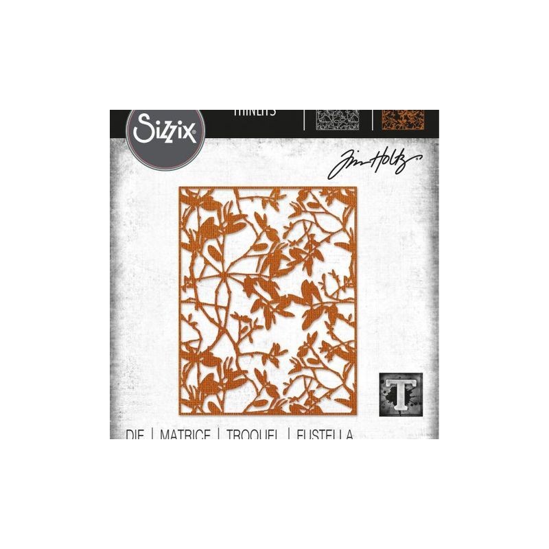 SIZZIX TIM HOLTZ THINLITS DIE "Leafy Twigs"